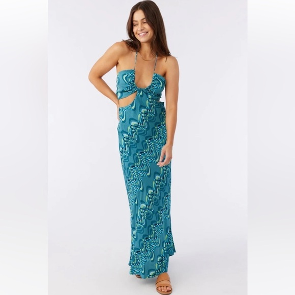 🔆O’neill🔆 LILA MAXI MAXI DRESS Date night beautiful beach - Picture 6 of 14
